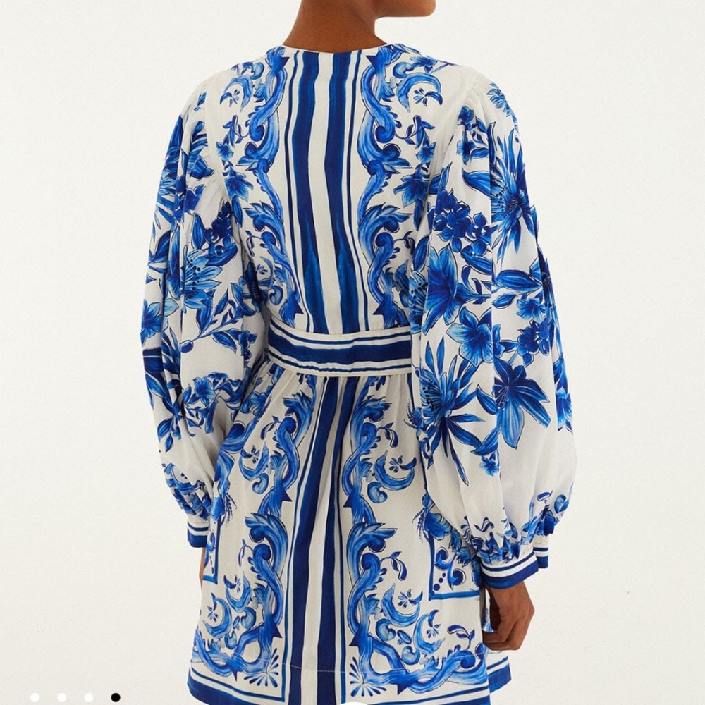Off-White Garden Tiles Mini Dress